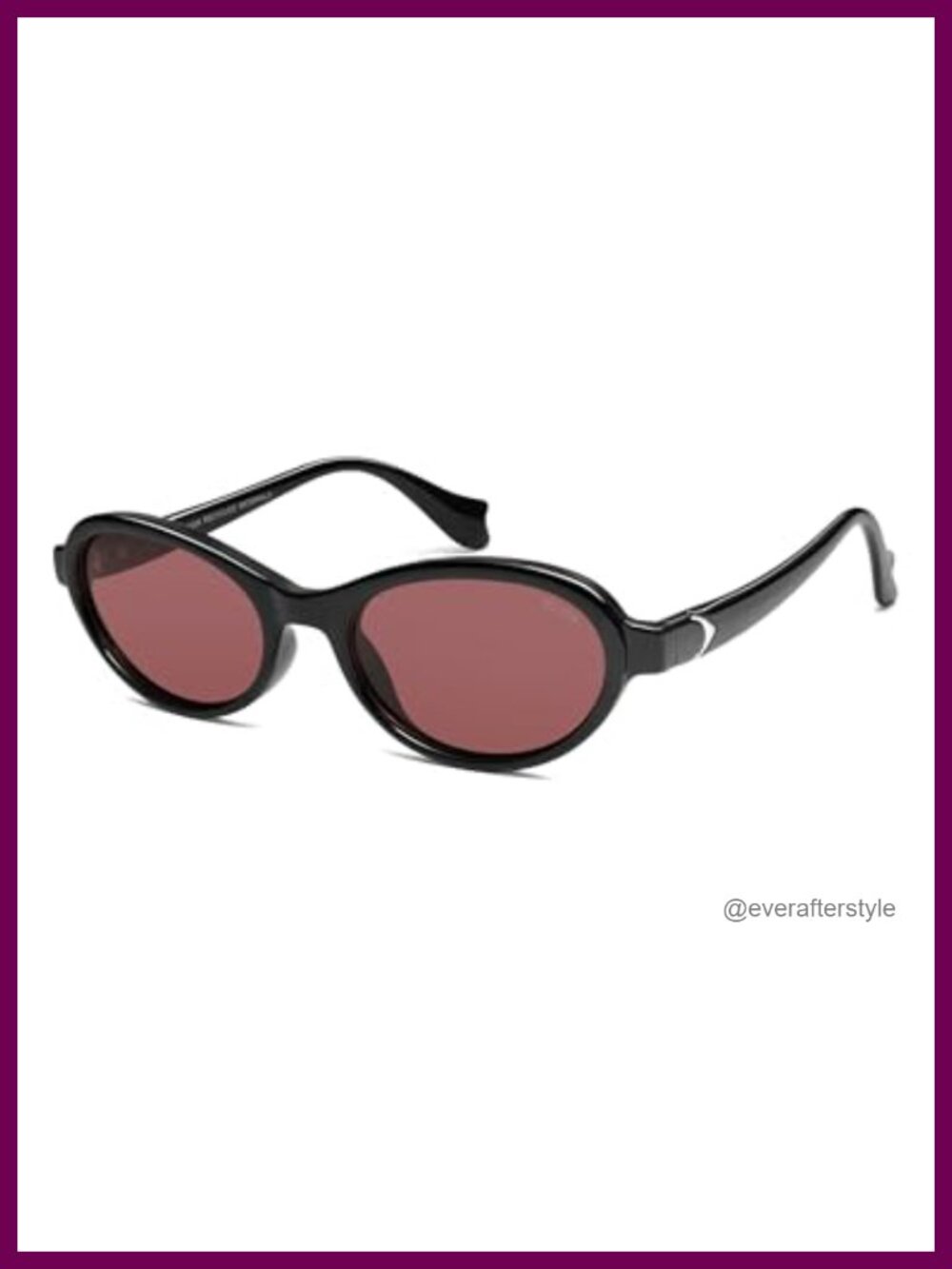 Recycled Plastic Oval Polarized UV400 Retro Sunglasses Eco-Friendly Full Frame